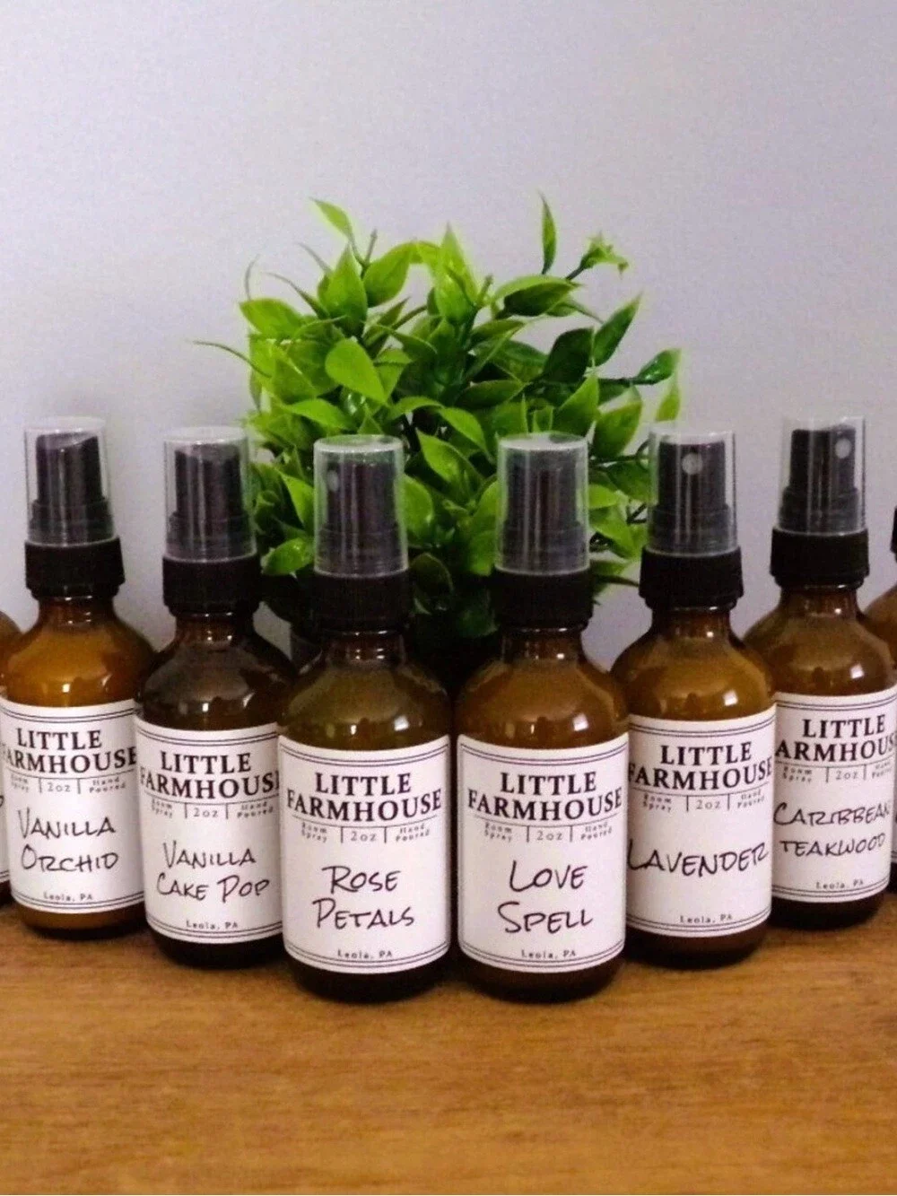 ⭐ Little Farmhouse Handmade Room Spray Bundle 2oz Farmhouse Scents - Black Cherr
